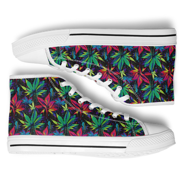 Chokefish™ Urban Peak Retro High Tops-Cannabis-010